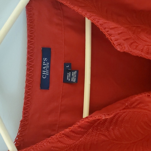 **Clearance** Chaps LINEN popover top - Picture 4 of 8